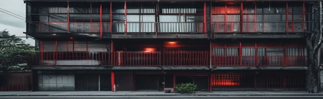 リノベーションされた建物の外観